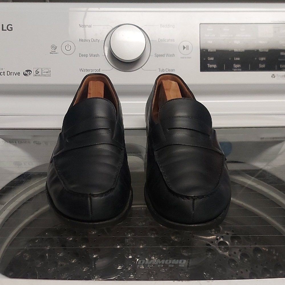 Classic J.M Weston Black Penny Loafers - Picture 2 of 16